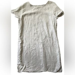 L.L. Bean Linen Knee Length Dress
